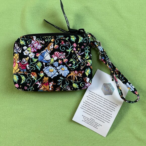 VERA BRADLEY DISNEY CLIP & ZIP MINI POUCH WRISTLET :NWT DISNEY CLASSICS SWIRL - Picture 6 of 12